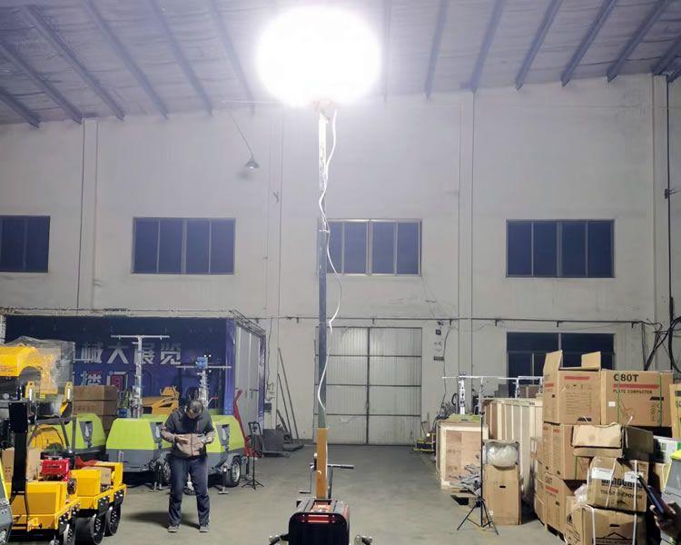 7米、9米手推式 拖車式移動照明燈車安裝使用方法